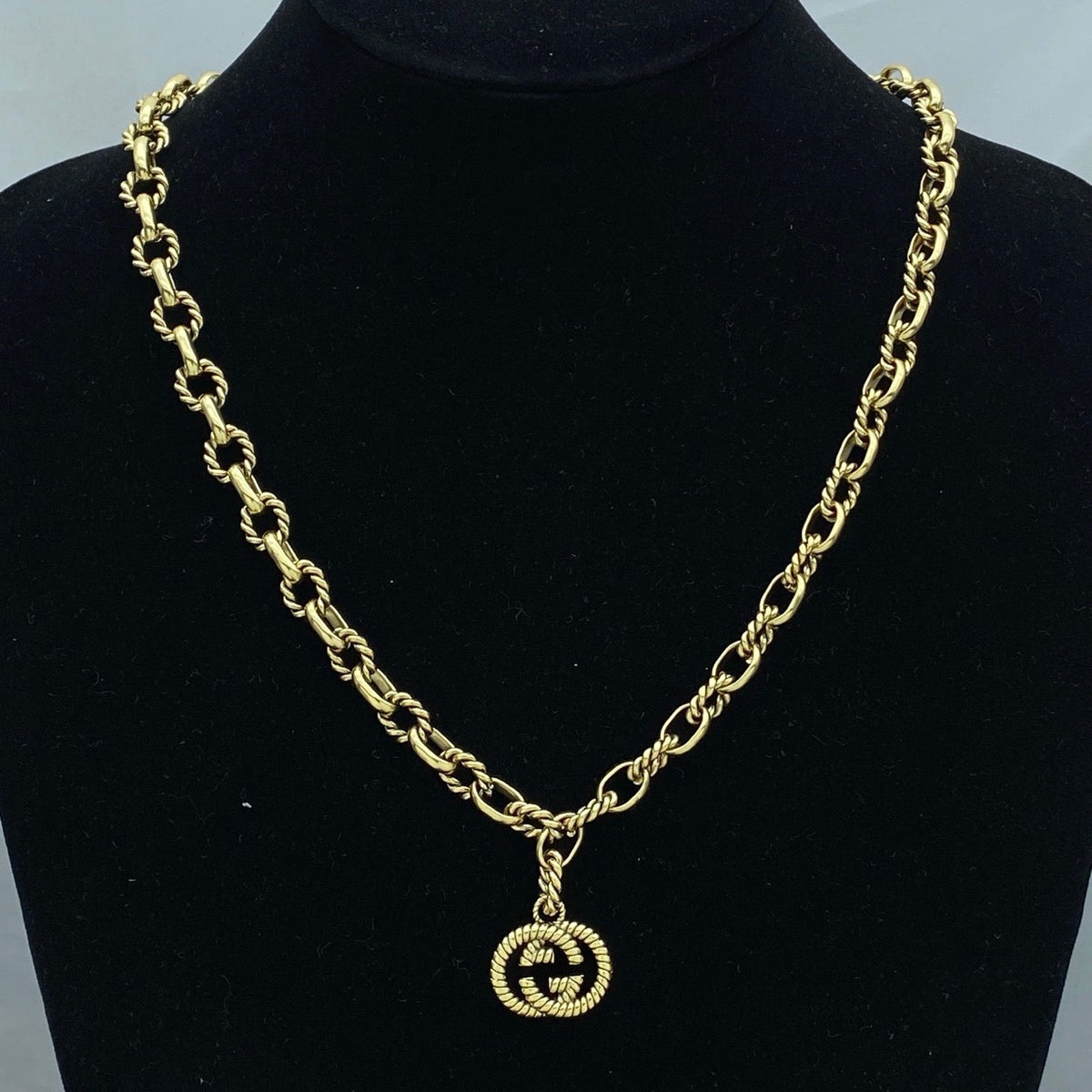 Gucci Cuban Necklace Bracelet